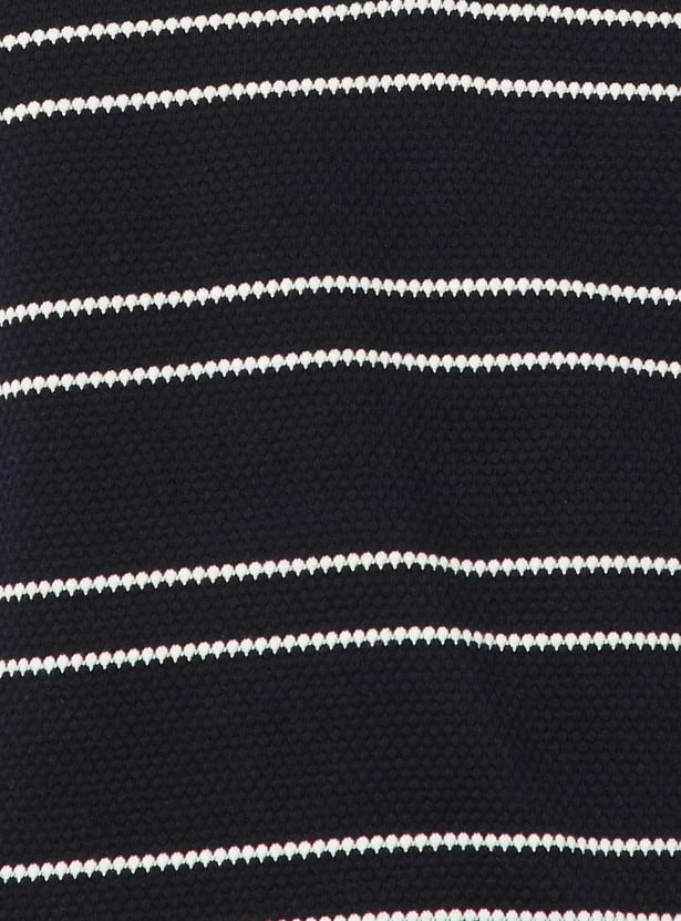 Men Striped Polo T-shirt