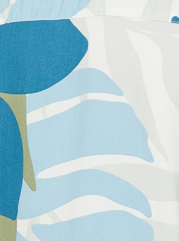 URB_N Men Printed Regular Fit Resort Shirt