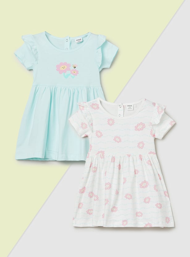 Girls Assorted Dress - Pack of 2