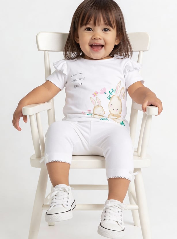 Girls Printed Top - Pack of 2