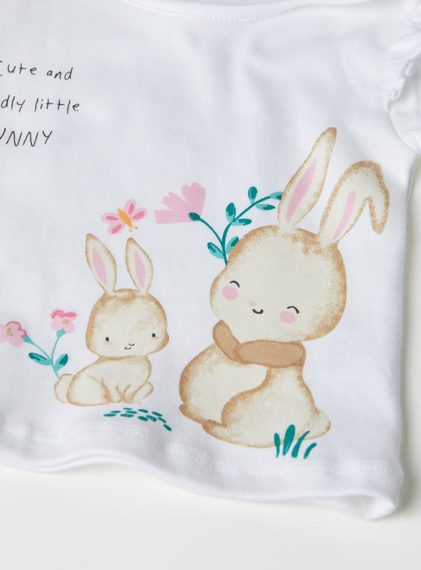 Girls Printed Top - Pack of 2