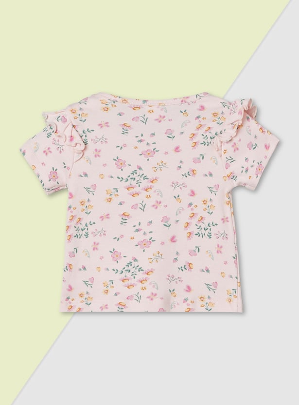 Girls Printed Top - Pack of 2