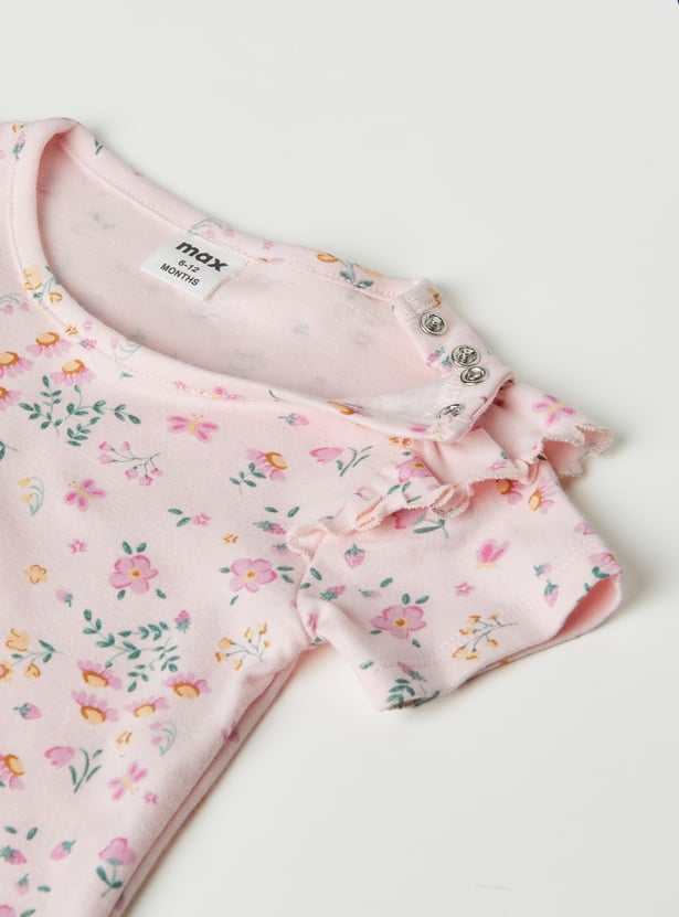 Girls Printed Top - Pack of 2