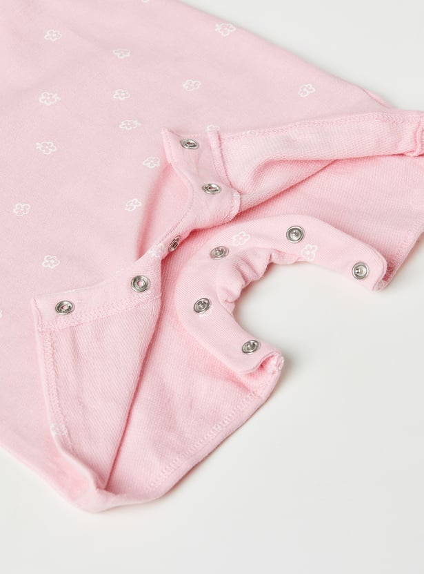 Girls Applique Dungaree with T-shirt