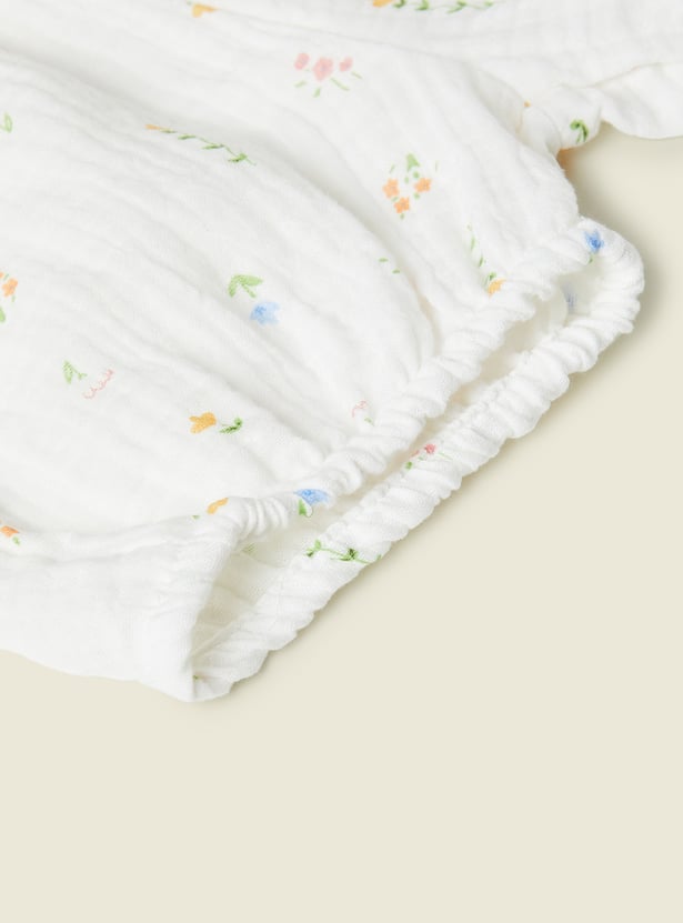 Girls Printed Shorts Set