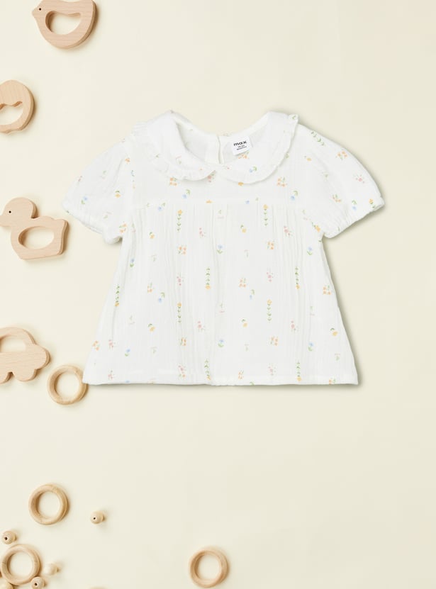 Girls Printed Shorts Set