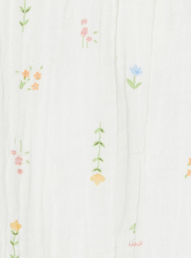 Girls Printed Shorts Set