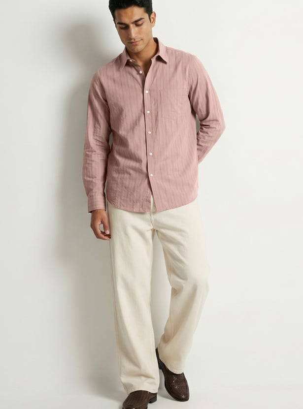 Men Striped Regular Fit Shirt