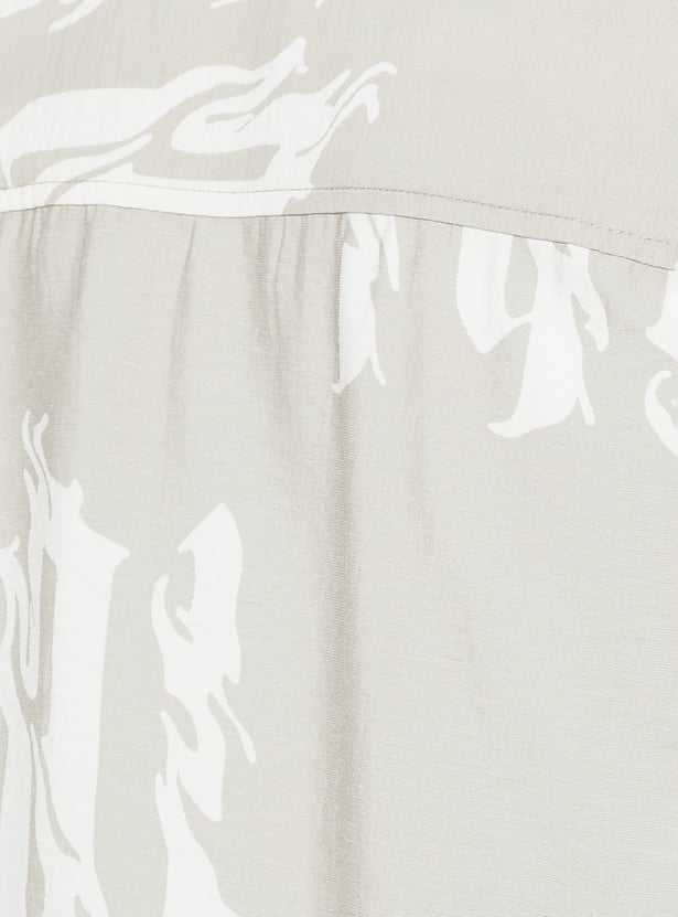 URB_N Men Printed Relaxed Fit Resort Shirt