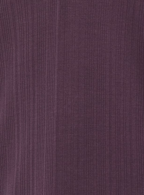 Women Textured PJ Set