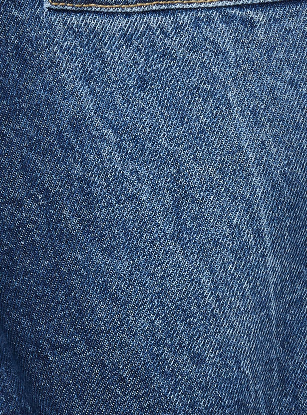 Boys Washed Loose Fit Cargo Jeans