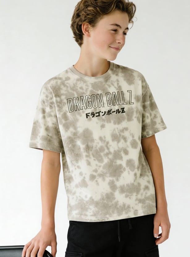 Boys Dragon Ball-Z Print T-shirt