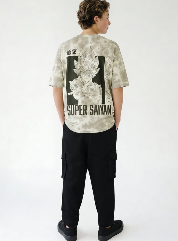 Boys Dragon Ball-Z Print T-shirt