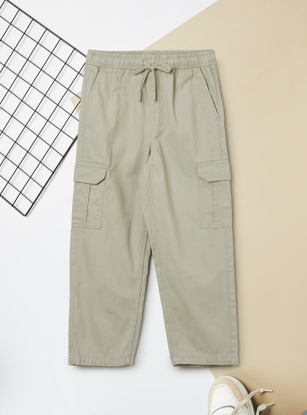 Boys Solid Cargos