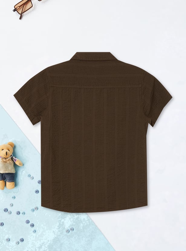 Boys Seersucker Shirt