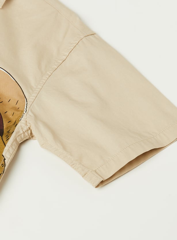 Boys One Piece Print Shirt