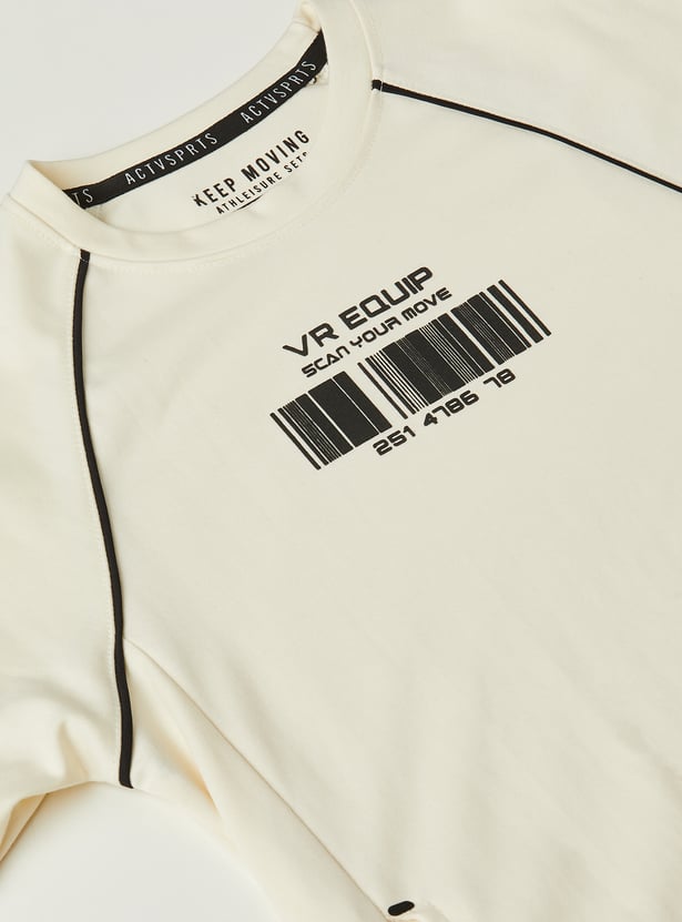 Boys Printed Shorts Set