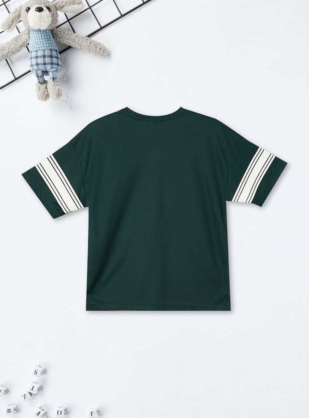 Boys Printed Shorts Set