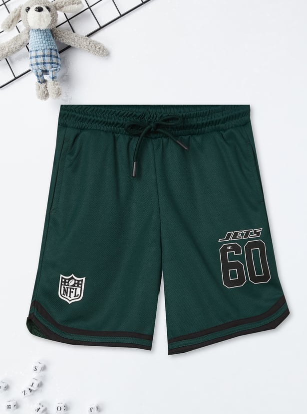 Boys Printed Shorts Set