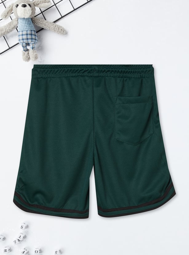 Boys Printed Shorts Set