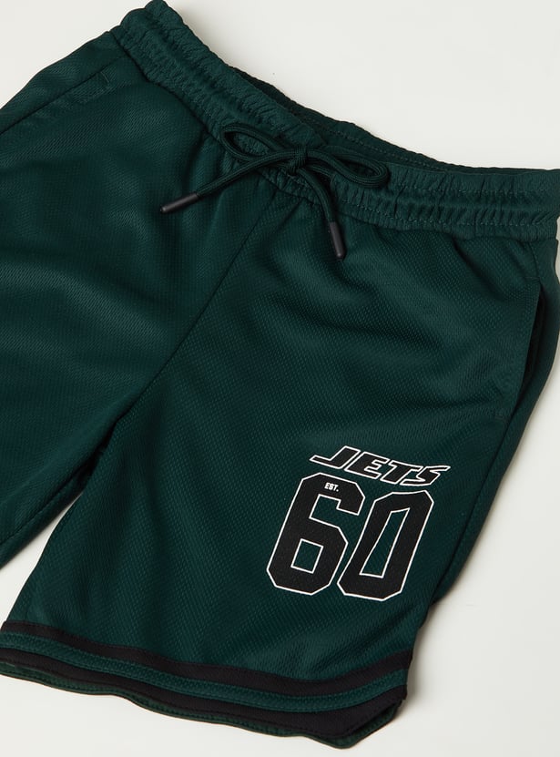 Boys Printed Shorts Set