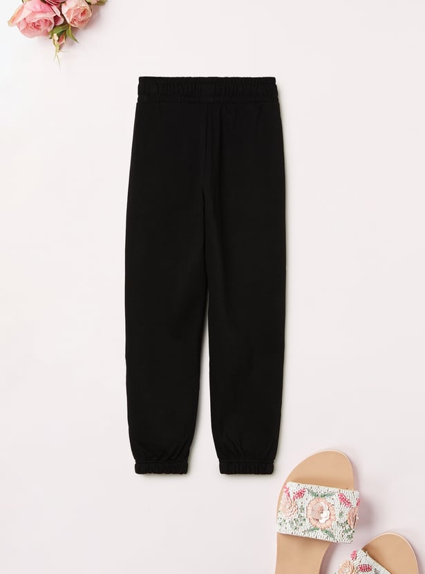 Girls Solid Joggers