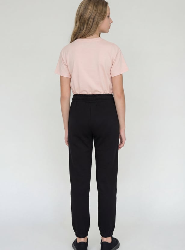 Girls Solid Joggers