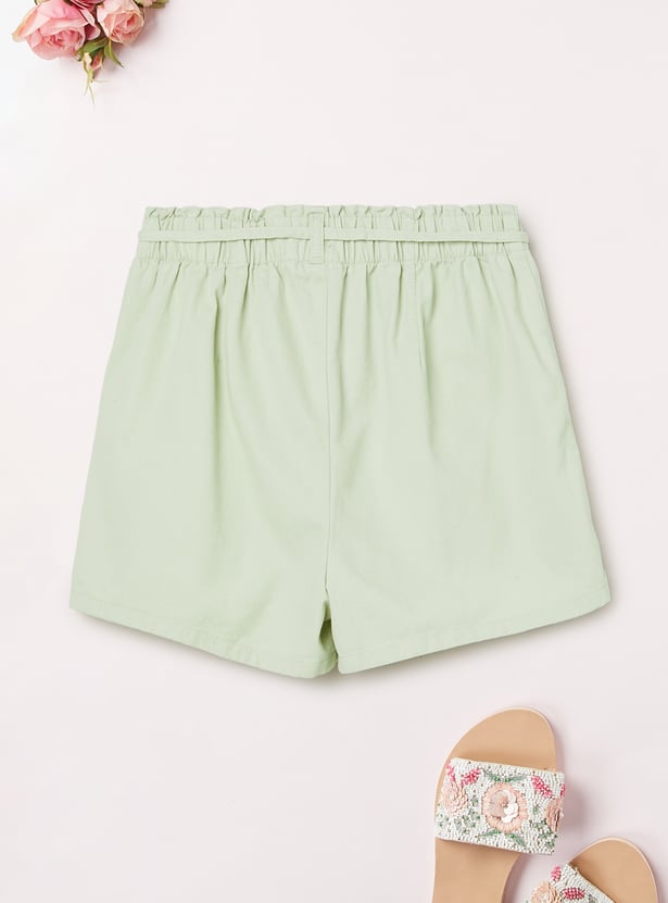 Girls Solid Shorts