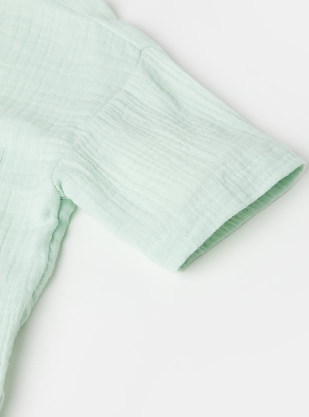 Girls Seersucker Shirt