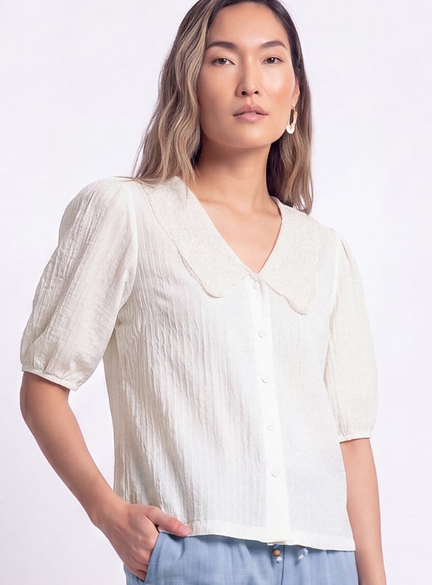 Women Crinkled Blouse