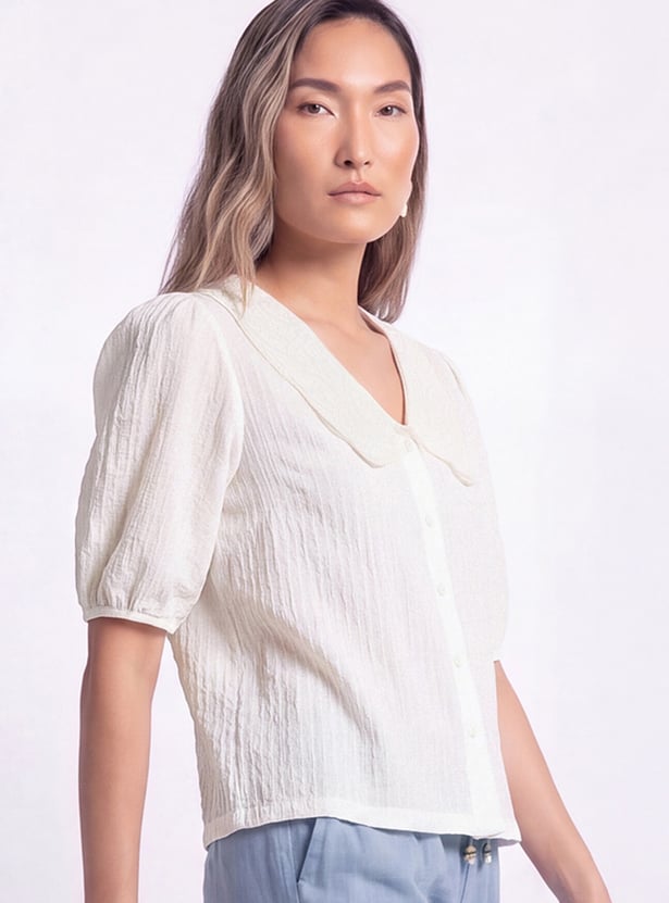 Women Crinkled Blouse