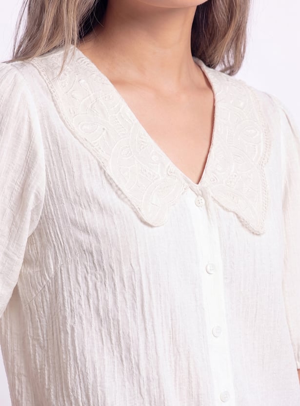 Women Crinkled Blouse