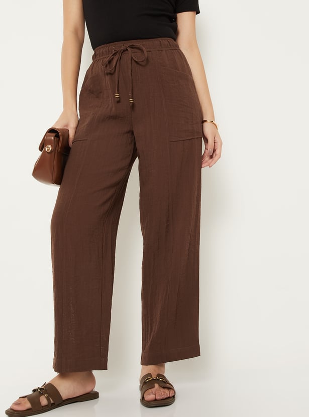 Women Solid Trousers