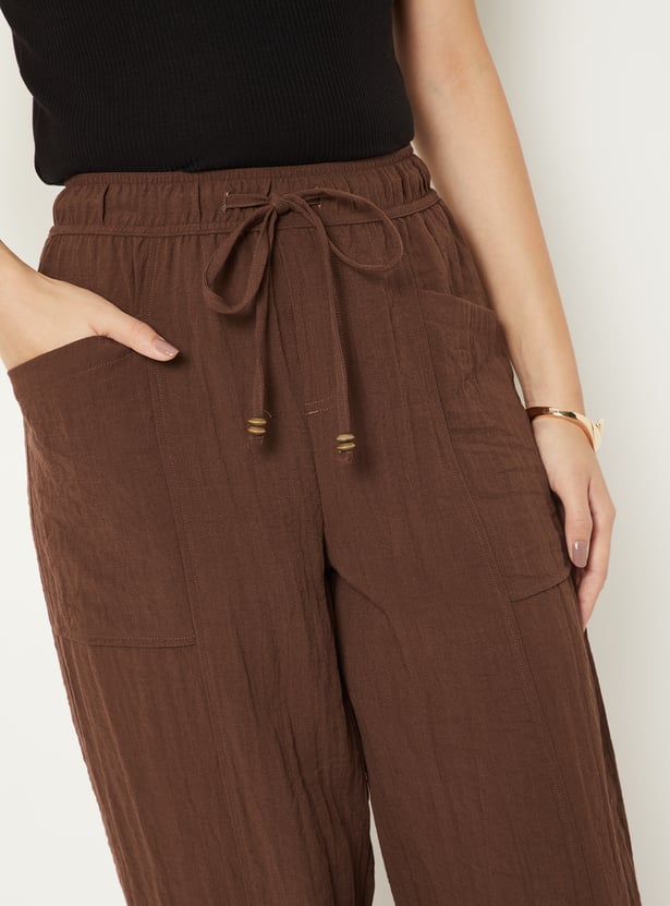 Women Solid Trousers