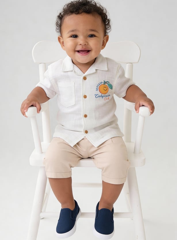 Boys Printed Resort Shirt