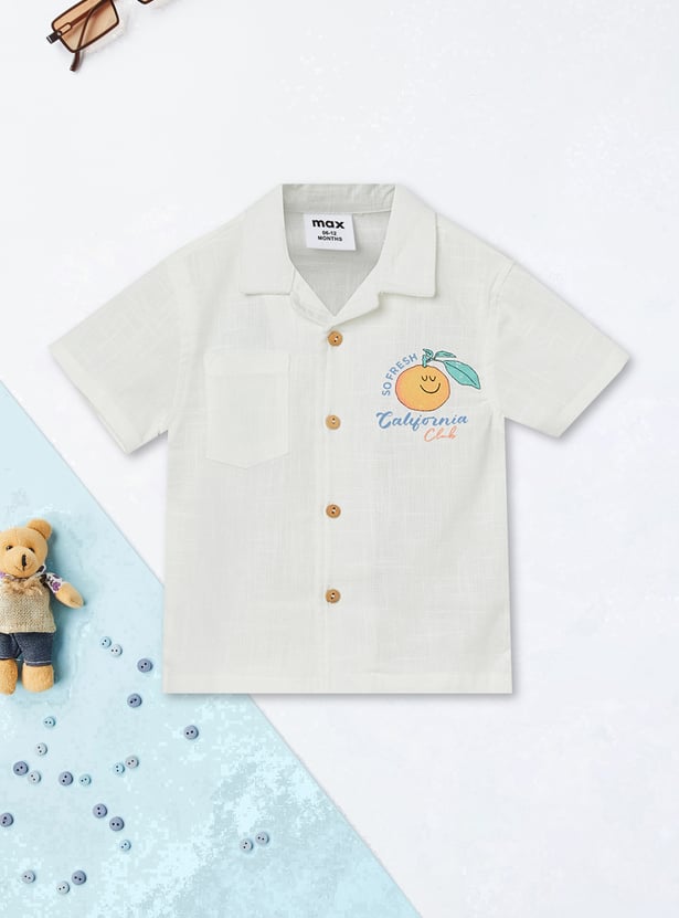 Boys Printed Resort Shirt