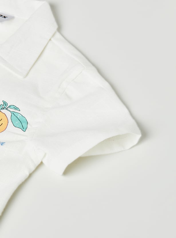 Boys Printed Resort Shirt