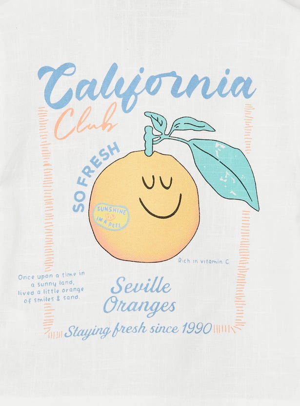 Boys Printed Resort Shirt