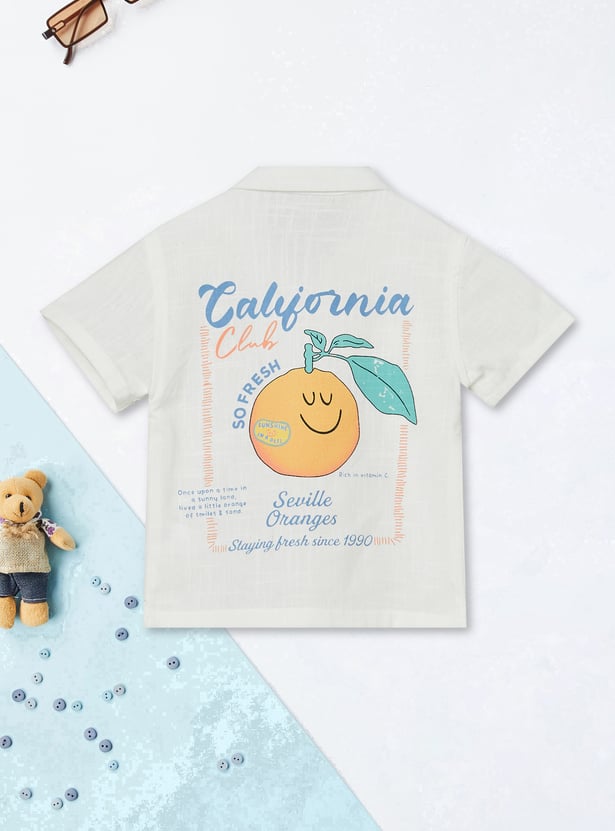 Boys Printed Resort Shirt