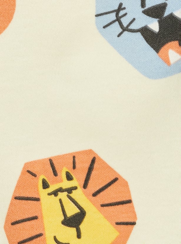 Boys Printed Shorts Set