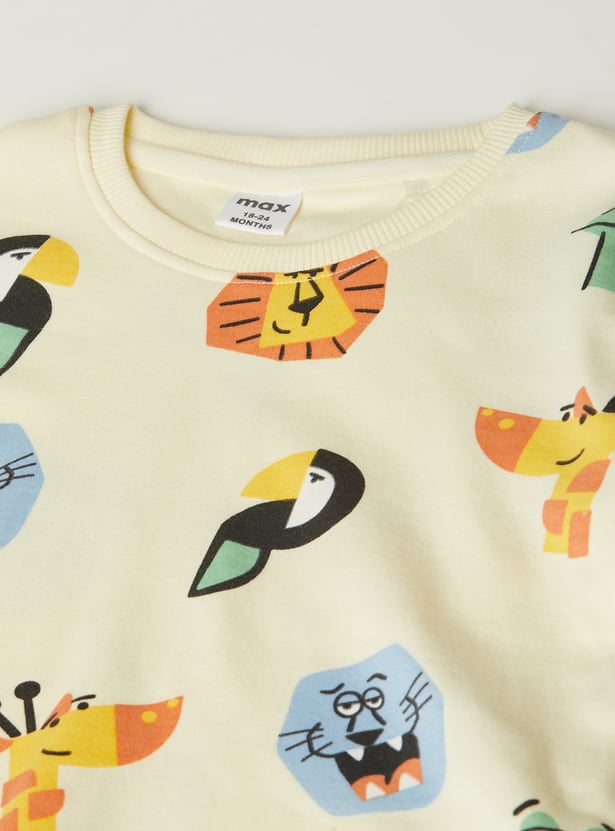 Boys Printed Shorts Set