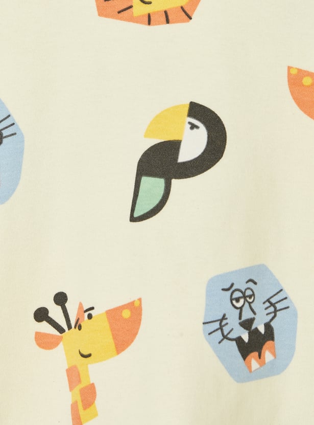 Boys Printed Shorts Set