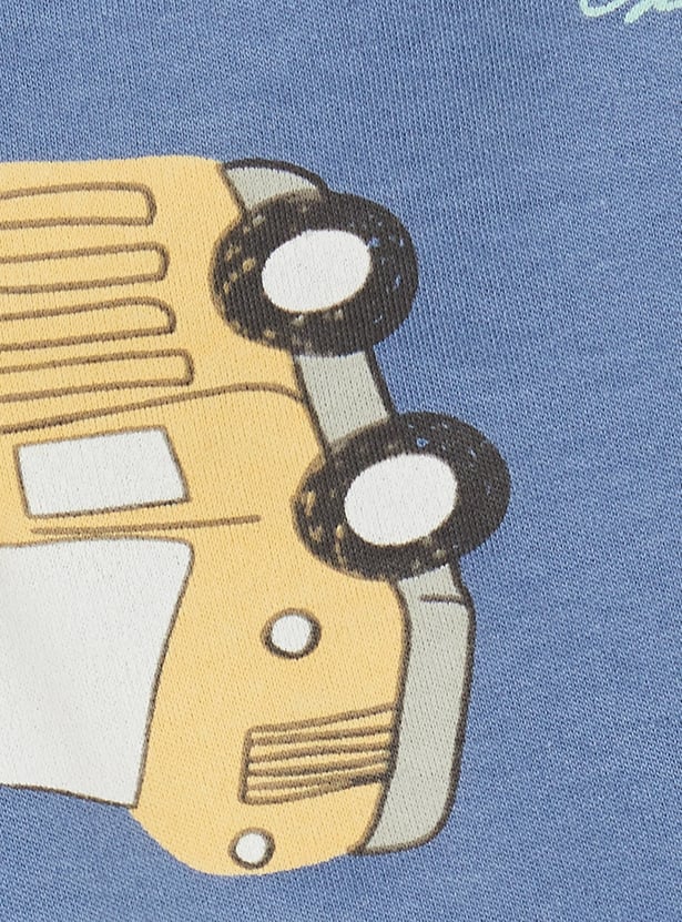 Boys Printed Shorts Set