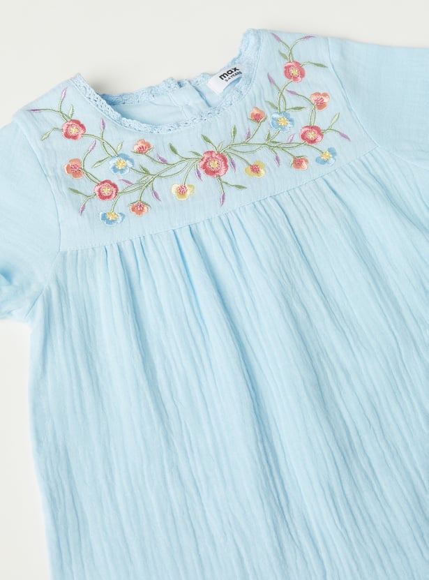 Girls Embroidered Top