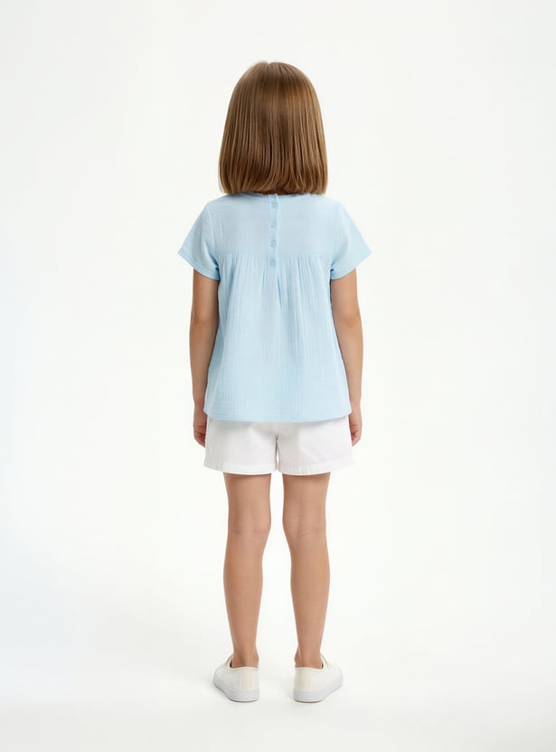 Girls Embroidered Top