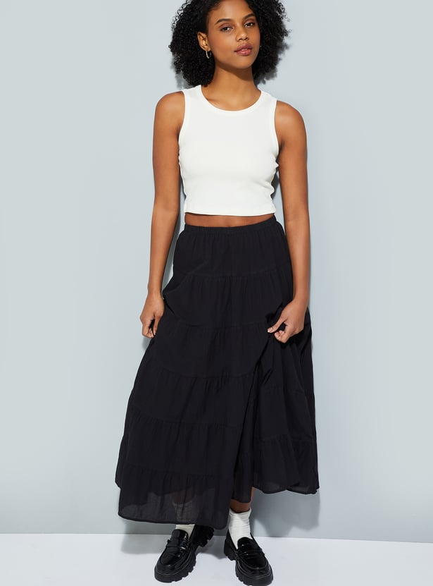 ALAYA F x URB_N Women Ribbed Tank Top