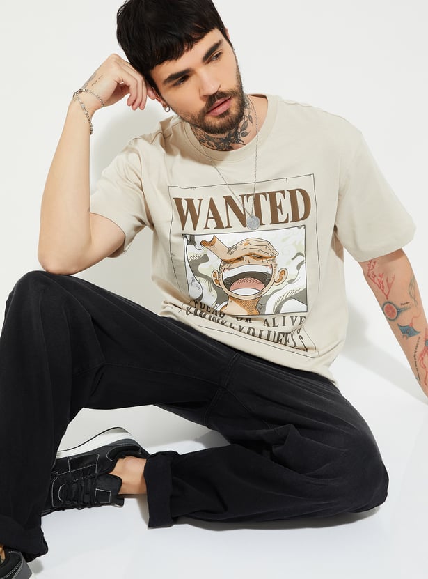 URB_N Men Printed Oversized T-shirt