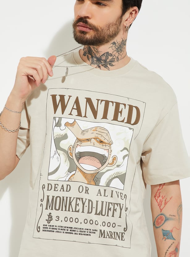 URB_N Men Printed Oversized T-shirt
