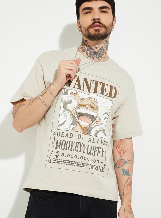 URB_N Men Printed Oversized T-shirt