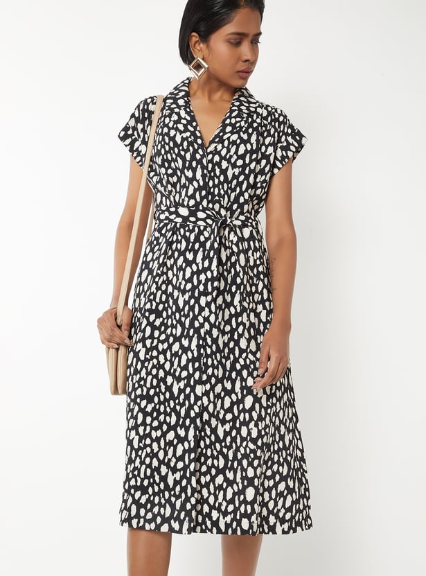 Women Printed Midi Dress